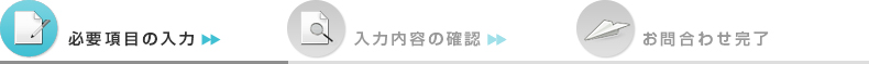 必要項目の入力